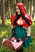 Red Riding Hood Costume Latex Dress image 10