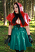 Red Riding Hood Costume Latex Dress image 30