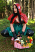 Red Riding Hood Costume Latex Dress image 90