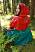 Red Riding Hood Costume Latex Dress image 110